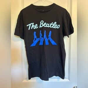 The Beatles Black and Blue Short Sleeve Tee